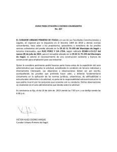 AVISO 267 - Radicado 15-0217 Ruíz Pérez y Cia. Ltda