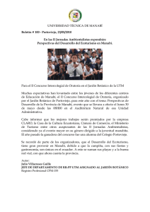 UNIVERSIDAD TÉCNICA DE MANABÍ Boletín # 100 - Portoviejo, 23/05/2010