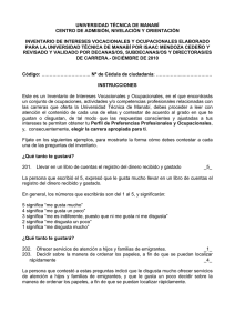 UNIVERSIDAD TÉCNICA DE MANABÍ CENTRO DE ADMISIÓN, NIVELACIÓN Y ORIENTACIÓN