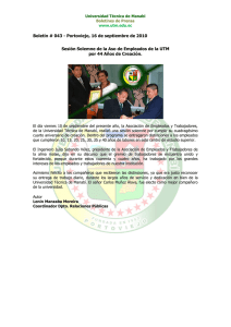 Boletín # 043 - Portoviejo, 16 de septiembre de 2010