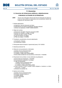 BOLETÍN OFICIAL DEL ESTADO V. Anuncios 2243