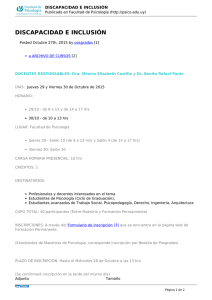DISCAPACIDAD E INCLUSI&Oacute;N