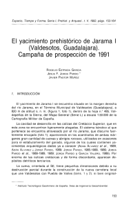 El yacimiento prehistórico de Jarama I (Valdesotos, Guadalajara).