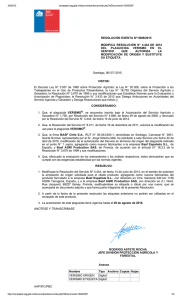 Modifica resolución n° 4.444 de 2014 del plaguicida Verismo en el sentido que autoriza la modificación de origen y sustituye su etiqueta