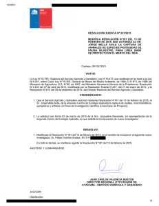 Modifica resolución N° 181 del 13 de febrero de 2015, que autoriza al sr. Jorge Mella Ávila la captura de animales de especies protegidas de fauna silvestre, para línea base de proyecto en el marco del SEIA