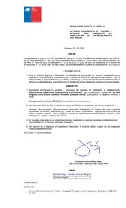 RESOLUCIÓN EXENTA Nº:7808/2015 APRUEBA  MONOGRAFÍA  DE  PROCESO  Y EXCLUYE  DEL 