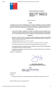RESOLUCIÓN EXENTA Nº:6932/2015 APRUEBA  MONOGRAFÍA  DE  PROCESO  Y EXCLUYE  DEL 