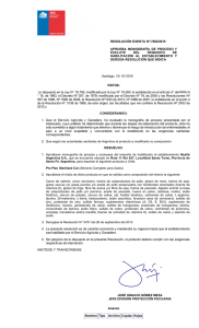 RESOLUCIÓN EXENTA Nº:7802/2015 APRUEBA  MONOGRAFÍA  DE  PROCESO  Y EXCLUYE  DEL 