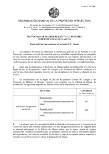 ORGANIZACIÓN MUNDIAL DE LA PROPIEDAD INTELECTUAL  Aviso N 20/2008