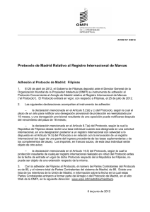 Protocolo de Madrid Relativo al Registro Internacional de Marcas