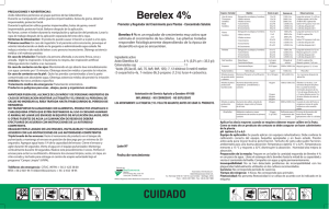 Etiqueta Berelex 4%