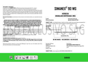 SIMANEX 90 WG (parte 1)