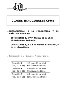 CLASES INAUGURALES CFMB1