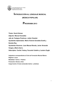 Introducción al Lenguaje Musical 2013