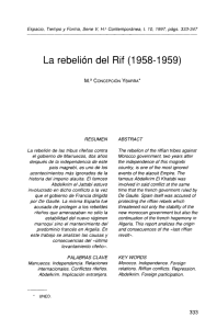 La rebelión del Rif (1958-1959)