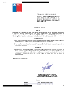 Modifica resolución n°4056 de 03 de junio de 2014, que autorizó al sr. Cristián Estades, la captura de aves y micromamíferos con fines de investigación.
