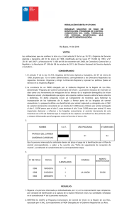 RESOLUCIÓN EXENTA Nº:271/2016 RESUELVE  SOLICITUD  DE  PAGO  DE BONIFICACIÓN, PROGRAMA DE CONTROL COMUNITARIO  DEL  VISÓN,  FORMULADA