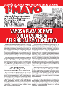 PDF - 785.6 KB - ((VER PDF)) 1Âº de mayo: Vamos a Plaza de Mayo con la (...)