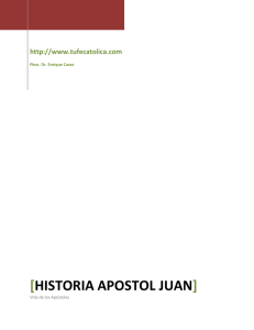 historia apostol juan