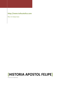 historia apostol felipe