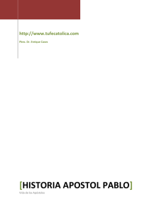 historia apostol pablo