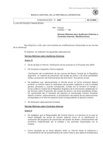 [b]COMUNICACION A 4607. (22/12/2006).