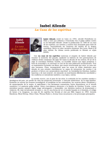 Isabel Allende La Casa de los espíritus