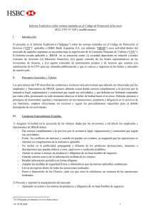 Informe Explicativo del Código de Protección al Inversor. Para ver este archivo necesita tener instalado el Acrobat Reader.