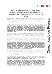 Gacetilla de Prensa: Global Connections Report
