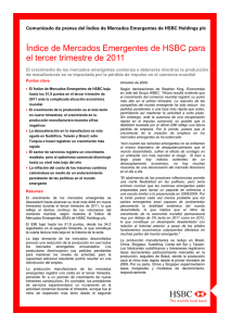 Gacetilla de Prensa: Índice de Mercados Empergentes 3Q LAM