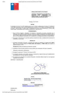 RESOLUCIÓN EXENTA Nº:5770/2015 APRUEBA  MONOGRAFÍA  DE  PROCESO  Y EXCLUYE  DEL 