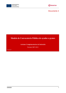 Convocatoria Pública de ayudas a pymes de Jaén