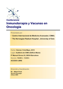 Inmunoterapia y Vacunas en