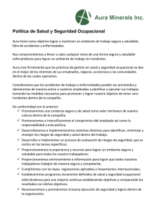 Safety Policy (Spanish)