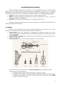 Apuntes: Los instrumentos de la orquesta