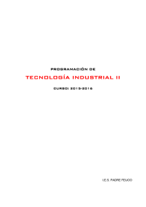 Programación Tecnología Industrial II
