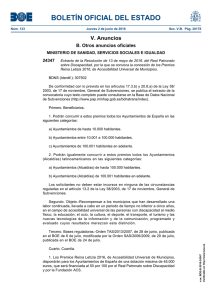BOLETÍN OFICIAL DEL ESTADO V. Anuncios B. Otros anuncios oficiales 24347