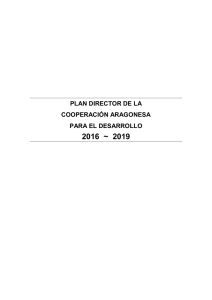 Plan Director Aragón 2016-2019
