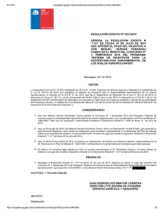 Deroga la resolución exenta N° 1.317 de fecha 25 de julio de 2014 que aprobó el pago del incentivo a don Manuel Hernán Fernández Camus en el marco del concurso N° 1, temporada 2014, del programa Sistema de incentivos para la sustentabilidad agroambiental