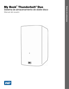 My Book Thunderbolt Duo Sistema de almacenamiento de doble disco