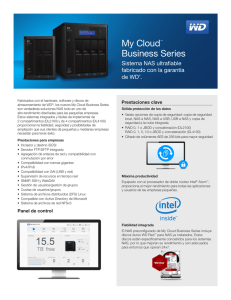 My Cloud Business Series Sistema NAS ultrafiable fabricado con la garantía