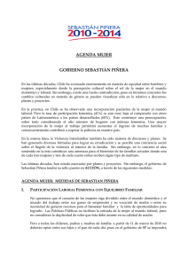Acceda al documento Agenda Mujer Gobierno Sebastián Piñera