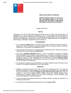 Modifica resolución N° 6.146 de 2011 del plaguicida Donau 25 SC en el sentido que autoriza la ampliación de origen y sustituye su etiqueta