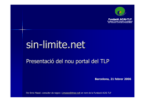 ACAI-TLP - presentacion para partners