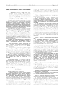 CONSEJERIA DE OBRAS PUBLICAS Y TRANSPORTES