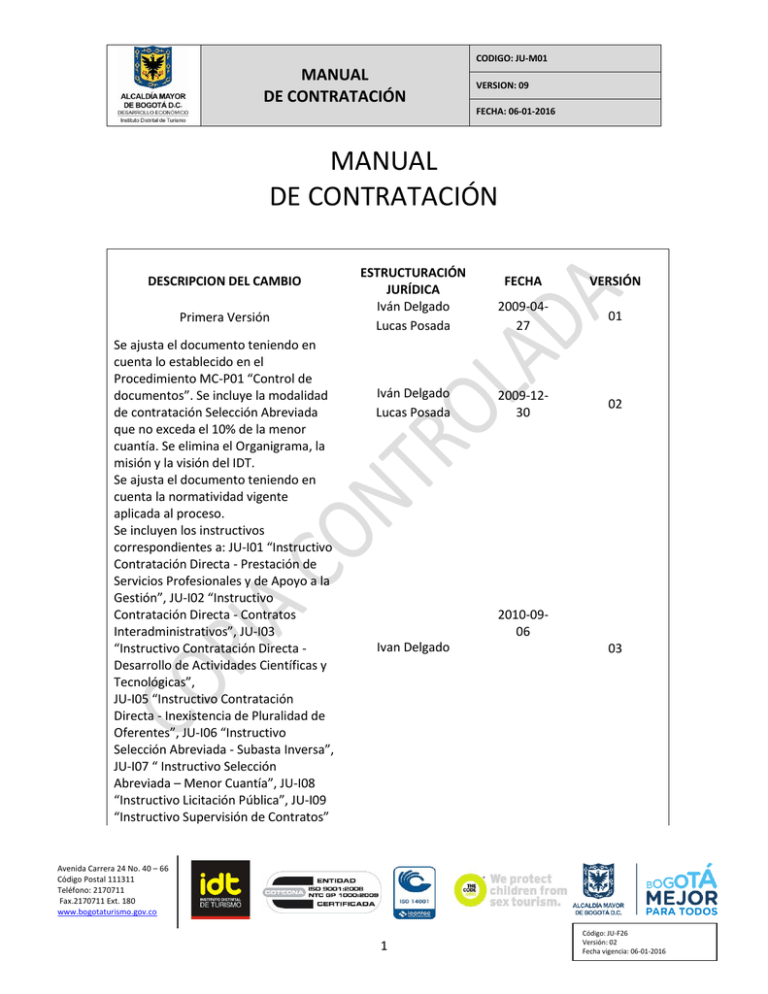 MANUAL DE CONTRATACIÓN