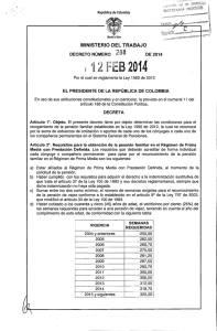 Decreto 288 de 2014