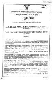 Decreto 2590 del 9 de julio de 2009