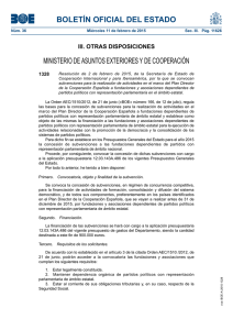 BOLETÍN OFICIAL DEL ESTADO MINISTERIO DE ASUNTOS EXTERIORES Y DE COOPERACIÓN 1328