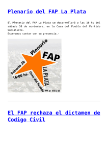 Plenario del FAP La Plata